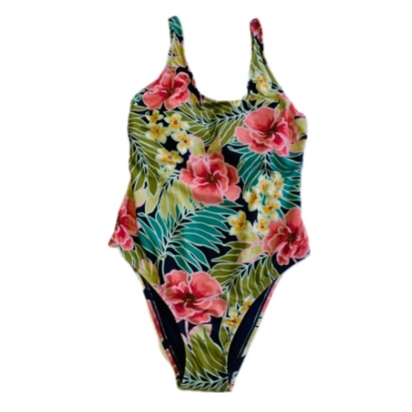 Hurley Ladies’ Swimsuit, Pink Floral, Adjustable Straps, Medium, NWT - Picture 6 of 12